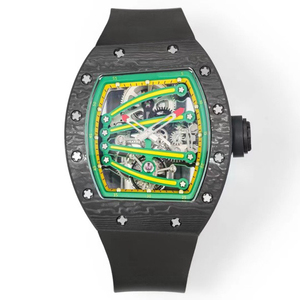 Montre MR résistante aux chocs, mouvement 5901, cadran en cristal saphir, bracelet en caoutchouc, montre pour les soirées privées, montre haut de gamme pour les occasions sociales - Product Image 1