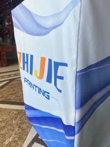 Tùy chỉnh draped ngoài trời <span class=keywords><strong>Polyester</strong></span> được trang bị Khăn trải bàn in khuyến mãi khăn trải bàn thương mại hiển thị bảng bao gồm - Product Image 6