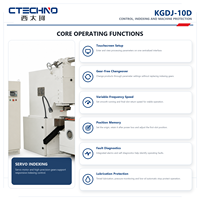 Máquina de entallado CNC CTECHNO para procesamiento de laminaciones de estatores y rotores de motores de acero al silicio con indexación de engranajes servo de alta velocidad