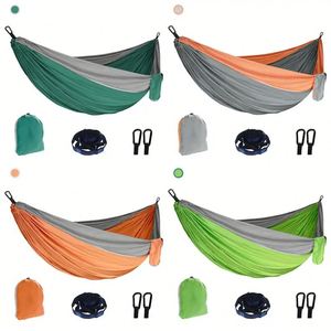 Parachute Outdoor Ultralight Flat Nylon Camping Haven Hamacas Hammock Swing Tent Luxury Bed With Tree Straps Hammocks - Product Image 4