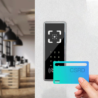 Controlador de Acceso Metálico con Código QR, Ultra Delgado, OSDP DF, IP68, Impermeable, con Código Dinámico, Gestión de Visitantes y Reinicio