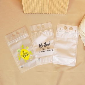 Sacchetto per Bevande da 400ml Personalizzato, Opaco, <span class=keywords><strong>Richiudibile</strong></span>, Colorato, Autoportante, per Conservazione Alimenti, con Chiusura a Zip - Product Image 4