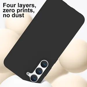 Samsung Galaxy S23 Plus Phone Accessory Liquid Silicone And Soft Rubber Shockproof Mobile Protector Case