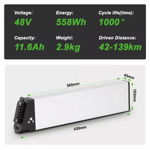Batterie vélo électrique pliant 36V 48V 7,8Ah–17,5Ah DCH-006 pour <span class=keywords><strong>Engwe</strong></span> <span class=keywords><strong>EP</strong></span>-<span class=keywords><strong>2</strong></span> Pro 250W <span class=keywords><strong>500W</strong></span> 750W - Product Image 2