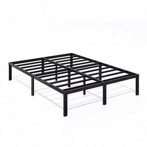 Warehouse <b>Iron</b> Durable Living Room Hotel Metal Platform Adjustable Customizable Modern Bedroom Furniture Bed Frame King Size - Product Image 1