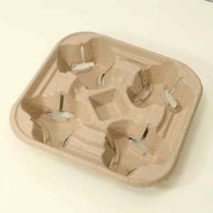 Portavasos Resistente para 2/4/6 Vasos, Apilable, de Alta Densidad, Sostenible, para Catering - Product Image 3