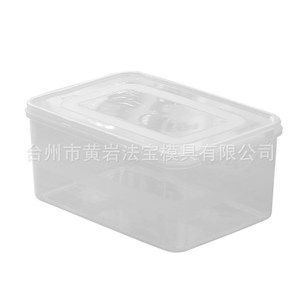 Contenedor de Almacenamiento de Alimentos Rectangular Apilable con Tapa de Clip, Apto para Microondas, Uso en Cocina, Fabricante de Moldes - Product Image 3