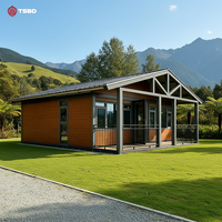Maison préfabriquée modulaire extensible de type Granny Flat, conforme aux normes australiennes, kit de maison portable moderne à 2 chambres, petite villa