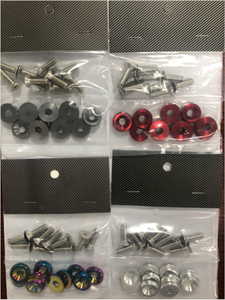 Jdm xe Styling sửa đổi phổ M6 Bolt Fender máy giặt và giấy phép tấm vít cho hầu hết các xe ô tô phụ tùng ô tô - Product Image 4