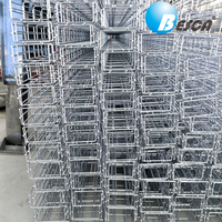 BESCA Galvanized Steel Wire Mesh Cable Tray Pemasangan Mudah Bersertifikasi UL/CE Ideal untuk Pengkabelan Pusat Data Ukuran Dapat Disesuaikan
