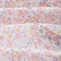 Tissu en soie à imprimé floral de petite taille Yanxin Textile, imprimé par transfert, pour robes, chemises et vêtements décontractés