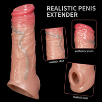 Realistische Doppelschicht-Silikon-Dildos Lebensechter Anfänger-Dildo für G-Punkt und Analspiele Weicher Penis Sexspielzeug für Männer LM-D832