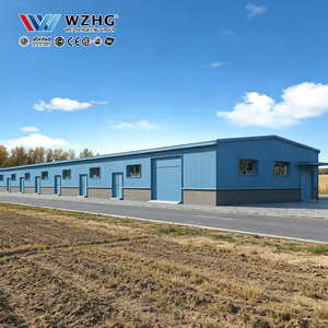Edificio Industrial Prefabricado, Panel Sándwich, Construcción Metálica Comercial, Fábrica Galvanizada, 5000 m², Resistente a Terremotos - Product Image 1