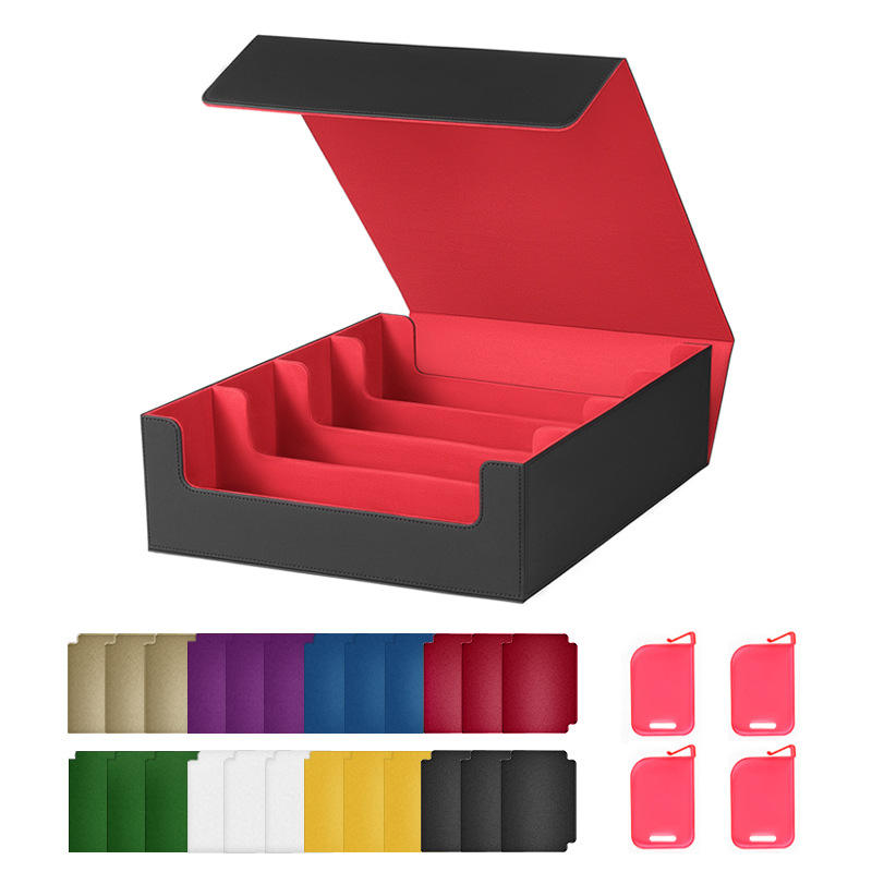 Intérieur noir + rouge (comprend 24 séparateurs + 4 clips de fixation)