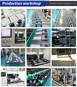 Farola Solar Industrial ZY con Batería Lifepo4, IP65 Impermeable, LED de Aluminio para Exteriores - Product Image 5
