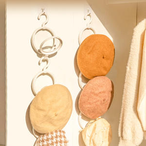 Estante de almacenamiento de plástico multifuncional para colgar en la pared del hogar, clasificador para sombreros, bufandas, puerta, armario para organización de armario - Product Image 1