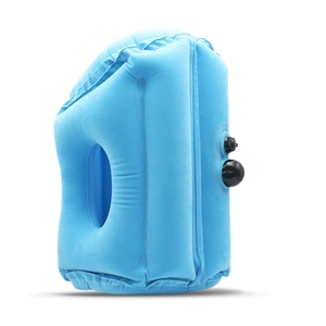 2026 nouveau flocage bureau étudiant cou oreiller longue distance Train avion sieste oreiller pour dormir gonflable air oreiller - Product Image 6