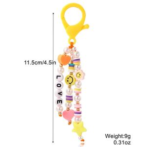 Nouveau <span class=keywords><strong>Pendentif</strong></span> Porte-clés Élégant et Polyvalent, Lettre Perlée Tendance, Numéro Vintage pour Style <span class=keywords><strong>Pandora</strong></span>, Léger, Petit, en Métal - Product Image 6