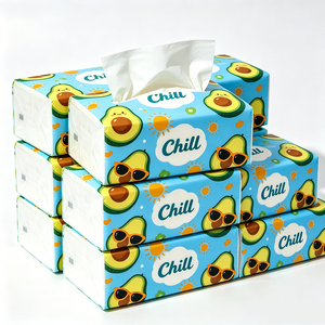 Virgin Wood Pulp Ultra Soft Packed Facial Tissue 3 Ply High Soft Skin Friendly Bulk Pack Tissue Paper for Home Office
