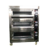 Oven Panggang 3 Dek 6 Loyang Rui Tai Commercial, Oven Baja Anti Karat dengan Kontrol Dek Independen untuk Toko Roti, Hotel, dan Dapur