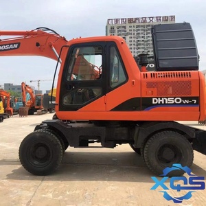 รถขุดล้อยาง DOOSAN รุ่น DH150W-7/DX150W-7 พร้อมเครื่องยนต์ Doosan กระบอกไฮดรอลิก Eaton และเกียร์บ็อกซ์ PLC แบริ่งปั๊ม - Product Image 3
