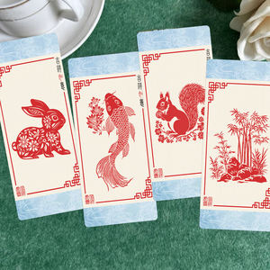 Kunden spezifische chinesische Volkskunst Phantasie benutzer definierte Briefpapier Handwerk schönes Lesezeichen - Product Image 2