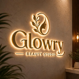 Letras 3D con Retroiluminación LED de Acero Inoxidable de Lujo, Letrero con Logotipo Comercial Personalizado, Letrero LED para Exteriores, Letrero para Tienda - Product Image 5