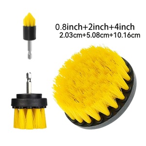 Kit de brosses multifonctionnelles pour perceuse, pour le nettoyage, le décapage des pneus et des jantes, et le nettoyage des interstices - Product Image 2