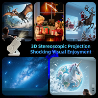 Projecteur Galaxie 3D, Projecteur d'étoiles avec 60 scènes dynamiques, Projecteur Planétarium HD avec haut-parleur Bluetooth