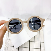 Lunettes de soleil pour enfants personnalisées avec logo, tendance, 2024, Lucky Children, lunettes de soleil rondes colorées pour bébés et tout-petits