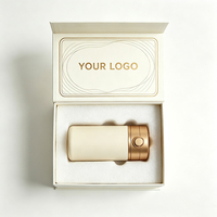 Boîte cadeau magnétique avec logo personnalisé, boîte d'emballage en carton rigide de luxe pour gobelets, articles de boisson, cadeau d'entreprise