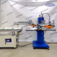 Machine d'impression d'écran en soie rotative de boîte à lunch d'impression automatique de 3 couleurs de haute qualité