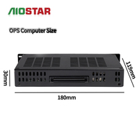 Rockchip RK3568 OPS PC Mini, dengan antarmuka serat optik 4GB RAM & 64GB SSD modul dapat dicolokkan untuk Rail Transit baru & tersedia