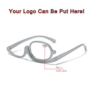 Lunettes <span class=keywords><strong>de</strong></span> lecture pour femmes avec loupe rabattable, lunettes <span class=keywords><strong>de</strong></span> maquillage avec charnière <span class=keywords><strong>à</strong></span> ressort - Product Image 5