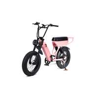 Vélo électrique urbain 48V 20Ah 500W/750W à suspension intégrale, vélo électrique de type cruiser pour femmes, pneus larges, moto électrique, Elektrische Fietsen