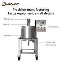 Équipement de mélange de savon liquide Mélangeur de liquide vaisselle Réservoir de mélange de shampooing détergent Machine de fabrication