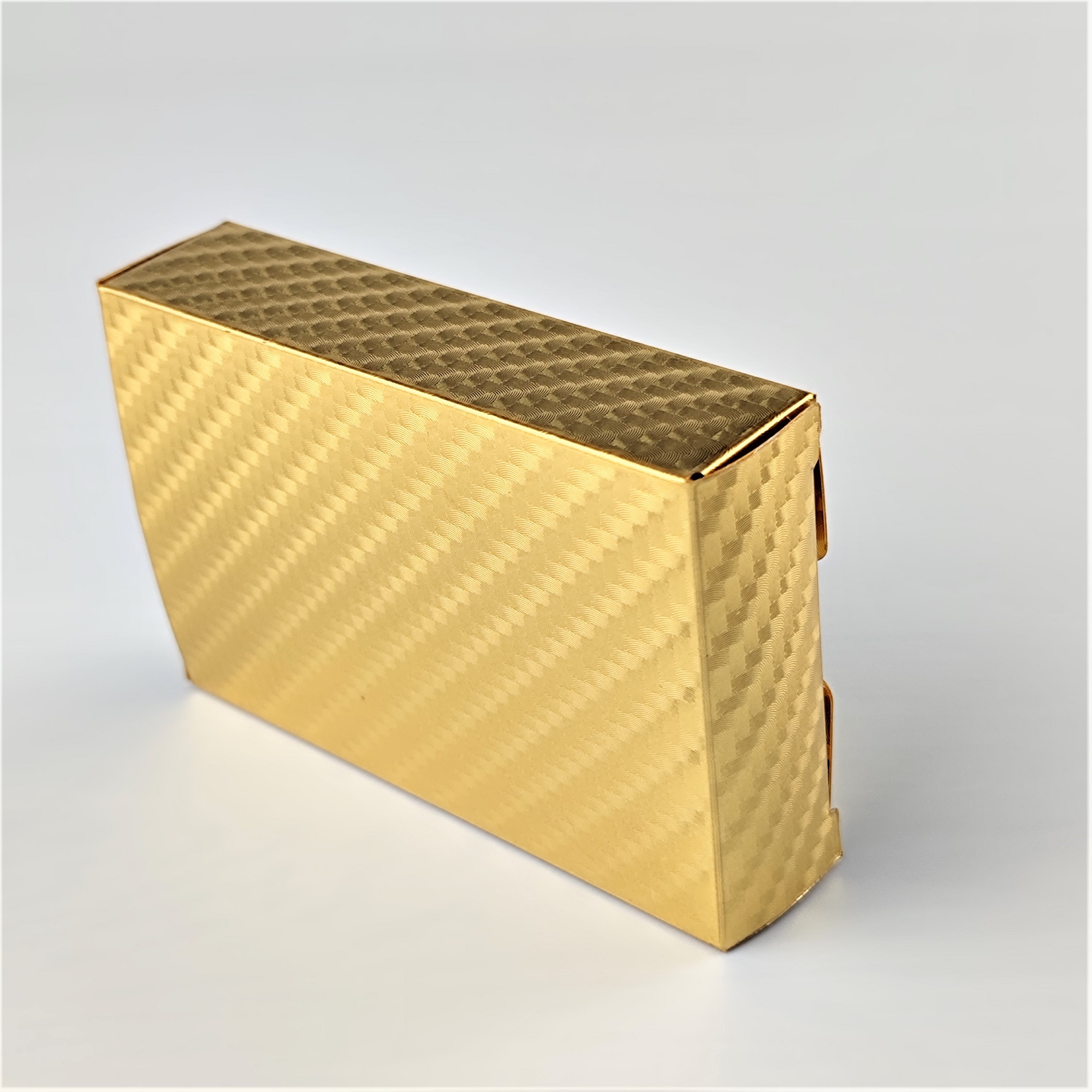 Golden Plastic Waterproof Playing Card Decks Poker Pvc High Quality Card Games