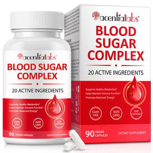 Suplemen Kapsul Acentiallabs Bebas Susu Non-GMO Vegan untuk Dukungan Energi Seimbang, Imunitas, dan Kompleks Gula Darah untuk Kesehatan Secara Keseluruhan - Product Image 1