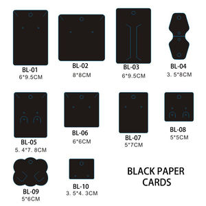 Custom Oorbel Kaarten Voor Sieraden Navel Ring Display Verpakking Houder Met Ketting Display Backs Kaart - Product Image 5