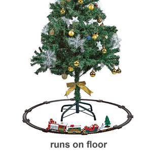 <span class=keywords><strong>Tren</strong></span> de Juguete Eléctrico de <span class=keywords><strong>Navidad</strong></span> de 88 cm con Música y Luces, <span class=keywords><strong>Tren</strong></span> de Juguete de Plástico con Vías - Product Image 2