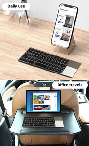 Cổ điển có thể sạc lại Xách Tay Bàn Phím Nhỏ gấp ba lần mỏng không dây <span class=keywords><strong>bluetooth</strong></span> Bàn phím cho máy tính điện thoại máy tính xách tay - Product Image 3