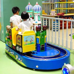 Jeu d'arcade de train électrique à double voie de Newcastle, avec machine à bascule, pour enfants, fonctionnant à monnayeur - Product Image 5