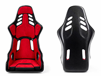 Siège baquet universel en fibre de carbone sèche de haute qualité pour sièges de course de voitures de luxe avec un ajustement excellent