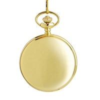 Collier commémoratif classique doré rétro personnalisé gravé en 3D pour homme et femme, design de votre propre montre de poche