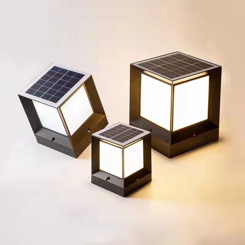 Column Lamp Cross border Garden Lamp
