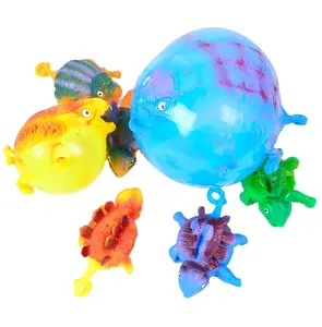 2022 children's creative tricky toy inflatable animal vent ball inflatable dinosaur wave ball comfortable feel