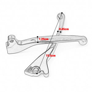 Accessoires de leviers d'embrayage de freins de guidon en aluminium de moto pour <span class=keywords><strong>VESPA</strong></span> LXV VXL150 S125 S150 SPRINT PRIMAVERA 50 150 - Product Image 6