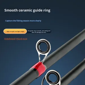 Vente en gros de canne à leurre en fibre de carbone avec poignée réglable ML canne à action rapide solide pour la pêche de fond techniques de coulée de carpe - Product Image 4
