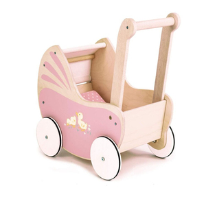 wooden pram stroller