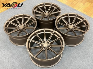 Rines de Auto Forjados Personalizados en Satin Bronze Concave WF CF.3-FF R 18 19 20 21 22 Pulgadas 5x112 5x120 5x114.3 para Audi BMW Benz VW - Product Image 4